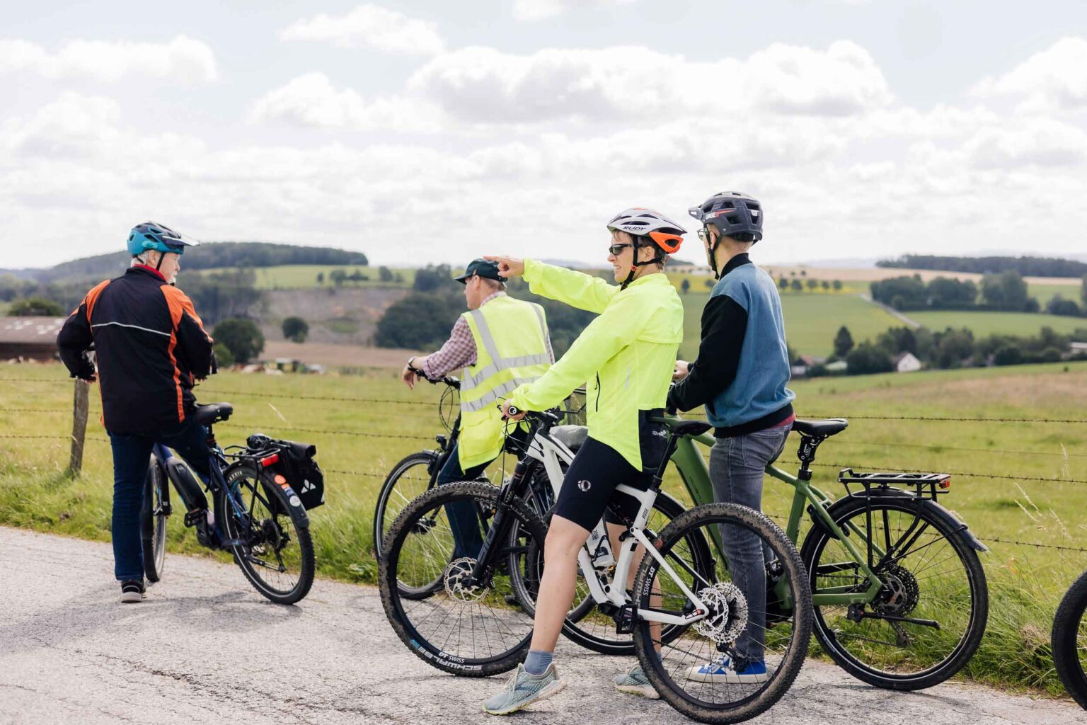 Unterwegs mit dem ADFC Halver - auf einer seiner Sonntagstouren.